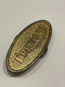 TRIUMPH Bergamot Brass Works Belt Buckle 1975 - Picture 1 of 6
