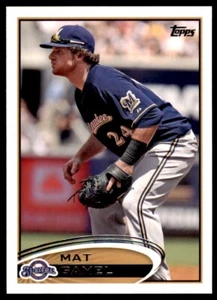 2012 TOPPS MAT GAMEL MILWAUKEE BREWERS #472 - Picture 1 of 2