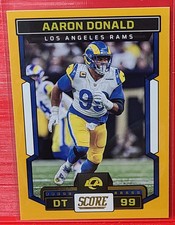 Aaron Donald 2023 Score Gold #165 Rams -ZN64