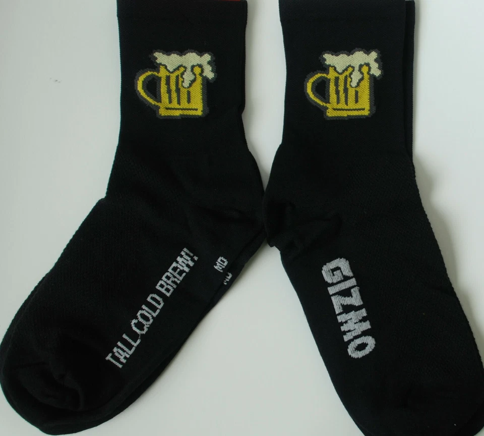 BREWSKI 啤酒跑步或循环杯全新 2 小对! 免费送货! — 第 1/1 张图片