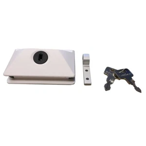 Southco Marine Boat Cabin Entry Door Key Lock Latch 1/2 inch White MG-01-110-70 - Picture 1 of 1