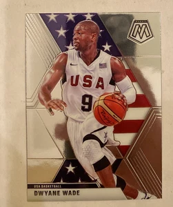 2019-20 Mosaic Basketball Dwayne Wade USA Team #259 Miami Heat - Picture 1 of 2