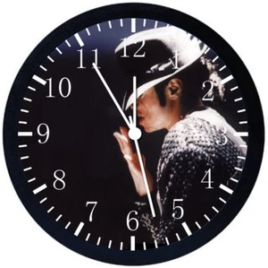 Michael Jackson Black Frame Wall Clock E159 - Picture 1 of 1