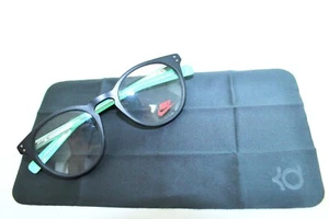 BRANDNEU NIKE 3KD 001 MATTSCHWARZ GRÜN LEUCHTEN AUTHENTISCHE KINDER RX BRILLE 46 MM - Bild 1 von 8