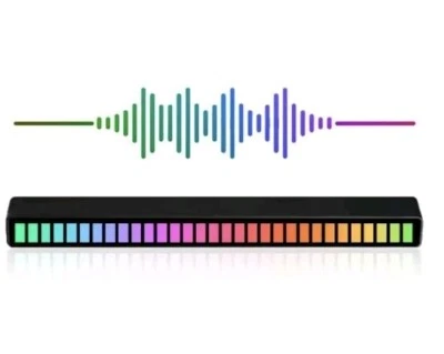 RGB LED Music Sync Sound Rhythm Strip Light Bar Car Home Atmosphere Lamp - Image 1 of 4