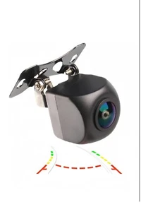 Mini HD Backup Camera Metal 170 Degree Wide View Angle License Plate Black - Picture 1 of 4