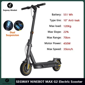 Ninebot by Segway Max G2 Patinete eléctrico 450W 35KM/H 70KM Scooter Eléctrico - Imagen 1 de 16