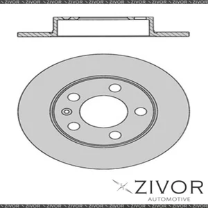 New PROTEX Rotor - Rear For VOLKSWAGEN BEETLE 1Y 2D Conv FWD 2003-2011 #DR803 - Picture 1 of 1