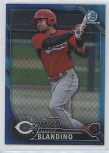 2016 Bowman Chrome Prospects Blue Refractor /150 Alex Blandino #BCP119