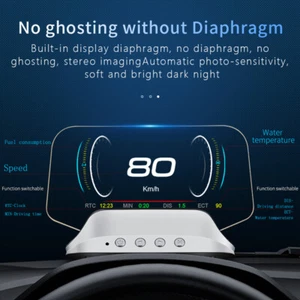 OBD + GPS Head Up Display Dual Modes HUD for Cars Trucks Van Overspeed Alarm Kit - Bild 1 von 10