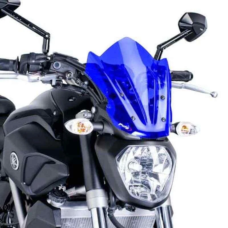 Parabrisas deportivo Puig Yamaha MT-07 2014-2017 - azul Foto 1 de 1