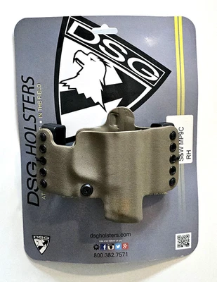 DSG Arms OWB Holster for S&W M&P 9/40 C | Kydex | Tan | Right-Handed | NEW! - Image 1 of 4
