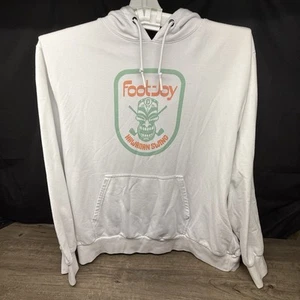 Footjoy Golf Hawaiian Swing Tiki Mask Pullover Hoodie White Men’s 2XL - Picture 1 of 10