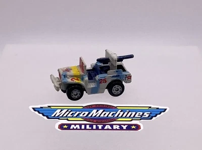 Micro Machines Military M-37 Fast Attack Vehicle Truck Jeep Galoob LGTI 1992 - Image 1 of 2