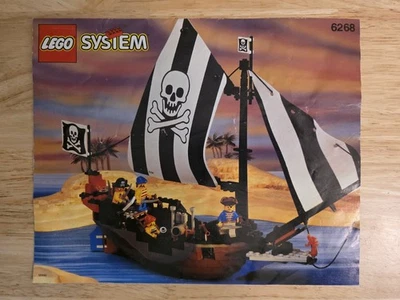 LEGO Vintage Classic Pirates - Renegade Runner - 6268 - Instructions Manual Only - Image 1 of 4