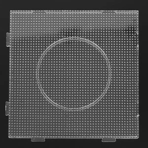 Tablero de clavijas de plástico transparente para cuentas fusibles de 2,6 mm artesanía suministros de arte hágalo usted mismo - Imagen 1 de 3