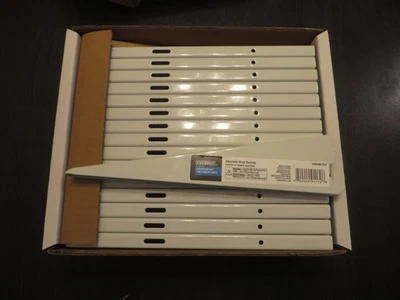 32 EVERBILT 9”Regular Duty Shelf Brackets- WHITE- NEW 36 qty - Image 1 of 3