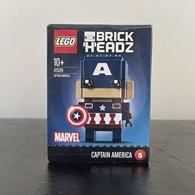 LEGO BRICKHEADZ 41589 Captain America - New & Sealed In Box