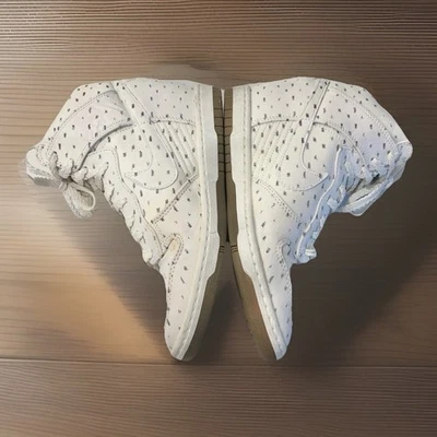 Nike Dunk Sky Hi Women’s Hidden Wedge Sneakers Ivory Black Size 9.5 (543258-100) - Image 1 of 4
