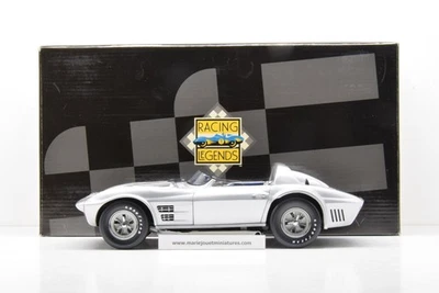 CHEVROLET CORVETTE GRAND SPORT ROADSTER 1964 SILVER EXOTO 1/18 NEUVE EN BOITE - Photo 1/4