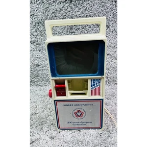Singer Study Mate II Cream Educational Systems Graflex 35mm Film Viewer 12" - Picture 1 of 10