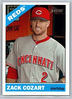 Zack Cozart 2015 Topps Heritage Cincinnati Reds #370 - Image 1 of 2