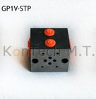 KTMT-GP1V Grundplatte Ventilplatte für Hydraulik, Magnetventil NG 6 Alu/Stahl