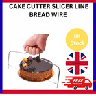 1PC  CAKE Slicer Bread Cutter Wire Line Cutting Kitchen Baking Tool Leveller UK