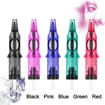 Cartucho de 5/10/20 piezas agujas de tatuaje para principiantes práctica de dibujo para bolígrafo de tatuaje Foto 1 de 4