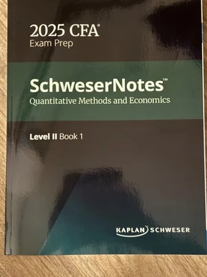 2025 CFA exam prep Kaplan Schweser Notes™ (Level 2) Book 1-5 SHIPS FROM USA - Image 1 of 4