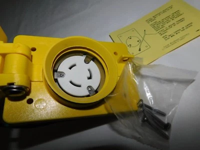 DANIEL WOODHEAD 67W48 WATERTITE FLIP LID TURNEX #1301470144 WET LOCATION 250V