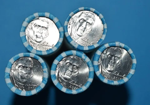 2018-P Jefferson Nickel Uncirculated Original Bank Wrapped Rolls Cover