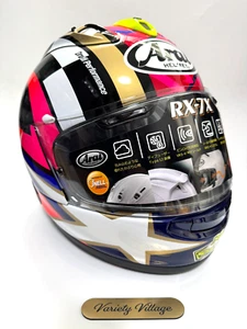 Arai RX-7X Full Face Helmet Kevin Schwantz US 30th M Size (57-58cm) - Picture 1 of 12