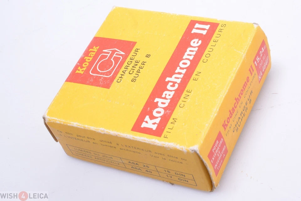 ✅KODAK SUPER 8MM KKODACHROME II 15,24M, 50FT KA 464P PELÍCULA SELLADA MARZO 1974 Foto 1 de 3