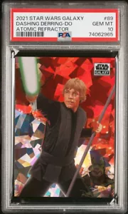 2021 Star Wars Galaxy Dashing Derring-Do Atomic Refractor #89 /150 PSA 10 - Picture 1 of 2