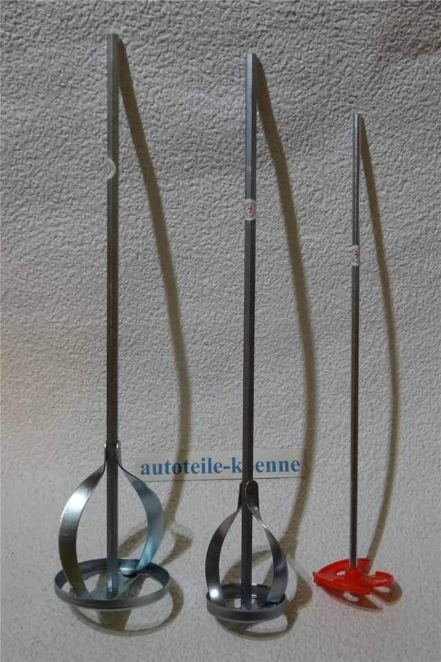 KRAFTMANN Mörtelrührer Farbrührer 3er Set Farbmischer Rührstab Mörtelmischer Rührquirl