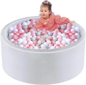 36 inch Premium Handmade Memory Foam Ball Pit with Zipper Design Easy to Clean - Picture 1 of 6