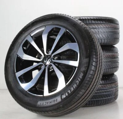 VW T-Roc & Cabrio Sommerräder 17 Zoll Felgen Johannesburg schwarz 2GA601025AG - Bild 1 von 4