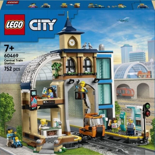 LEGO City 60469 Estación Central de Tren 752 piezas Kit de Construcción de Juguete Foto 1 de 4