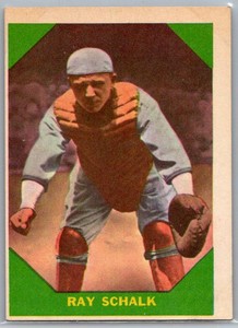 1960 FLEER BASEBALL GREATS 56 RAY SCHALK