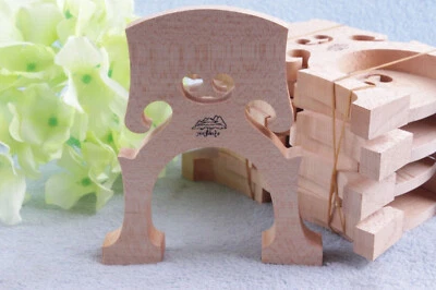 Yinfente 2pcs Cello bridge 4/4 Cello Part maple Standard Belgian style bridge - Image 1 of 4