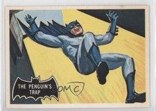 1989 Topps Deluxe Reissue Edition Black Bat Batman The Penguins Trap #16 2u3