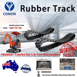A set of 2 rubber tracks is suitable for 1 .2ton small crawler excavator - Picture 1 of 7