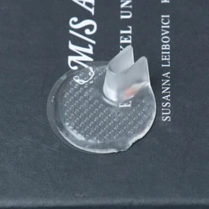 5 Paia Cuscini Clip Pad Silicone per Scarpe Pad Protezioni Punta - Foto 1 di 12