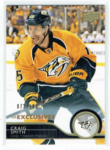 14-15 UD Upper Deck Series Two  Craig Smith  /100  Exclusives