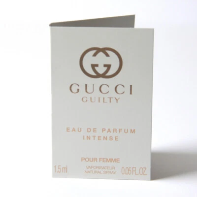 GUCCI CULPABLE EAU DE PARFUM INTENSO PARA MUJER MUESTRA SPRAY VIAL 0,05 FL. OZ. NUEVO Foto 1 de 2
