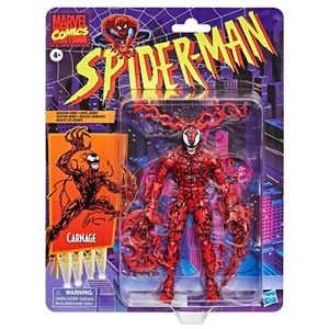 Figura de acción Marvel Legends 6" Spider-Man Vintage Carnage - Imagen 1 de 9
