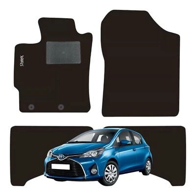 Set Tapis Moquette Appropriés pour Toyota Yaris Hybrid à Partir De 2013 - (Avec - Photo 1/4