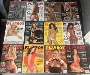 2007 Playboy Magazines (Full set) 12 Volumes - Picture 1 of 1