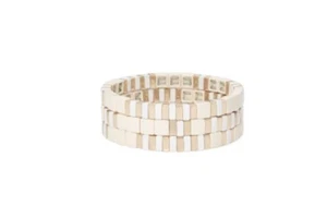 ROXANNE ASSOULIN Triple Creme Bracelet Set Of Three - Picture 1 of 6